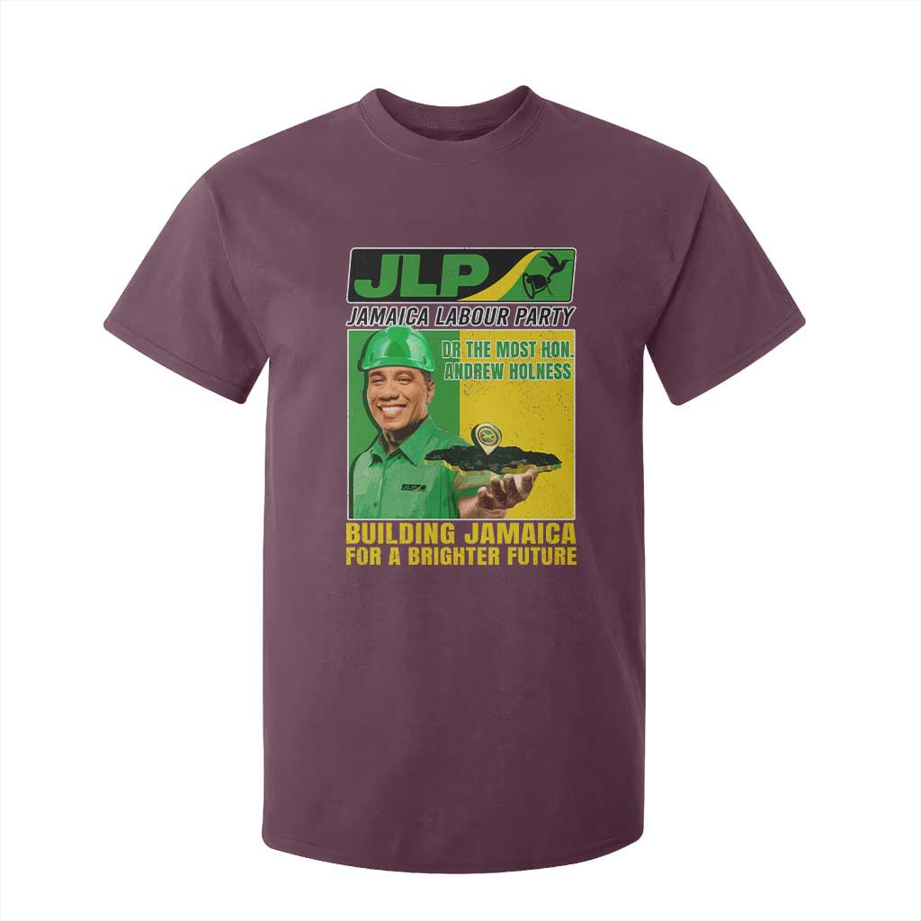 Andrew Holness T Shirt For Kid Building Jamaica For A Brighter Future Jamaica Labour Party TS11 Maroon Print Your Wear