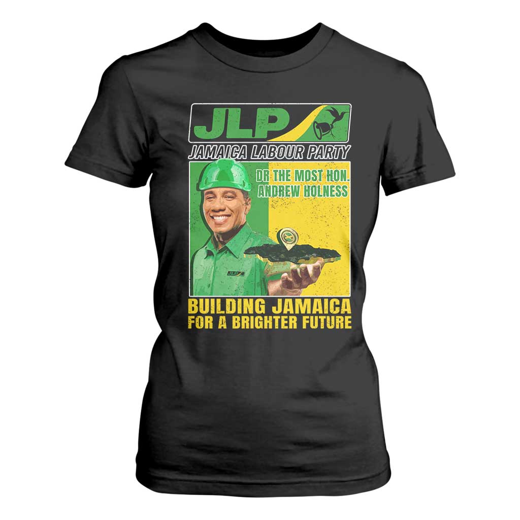 Andrew Holness T Shirt For Women Building Jamaica For A Brighter Future Jamaica Labour Party TS11 Black Print Your Wear