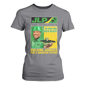 Andrew Holness T Shirt For Women Building Jamaica For A Brighter Future Jamaica Labour Party TS11 Charcoal Print Your Wear