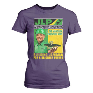 Andrew Holness T Shirt For Women Building Jamaica For A Brighter Future Jamaica Labour Party TS11 Purple Print Your Wear