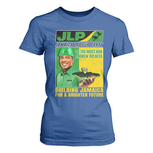 Andrew Holness T Shirt For Women Building Jamaica For A Brighter Future Jamaica Labour Party TS11 Royal Blue Print Your Wear