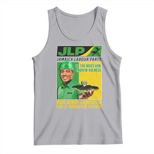 Andrew Holness Tank Top Building Jamaica For A Brighter Future Jamaica Labour Party TS11 Athletic Heather Print Your Wear