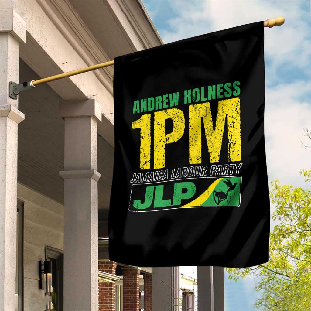 1PM Jamaica Andrew Holness Garden Flag Jamaica Labour Party JPL Supporter TS11 Print Your Wear