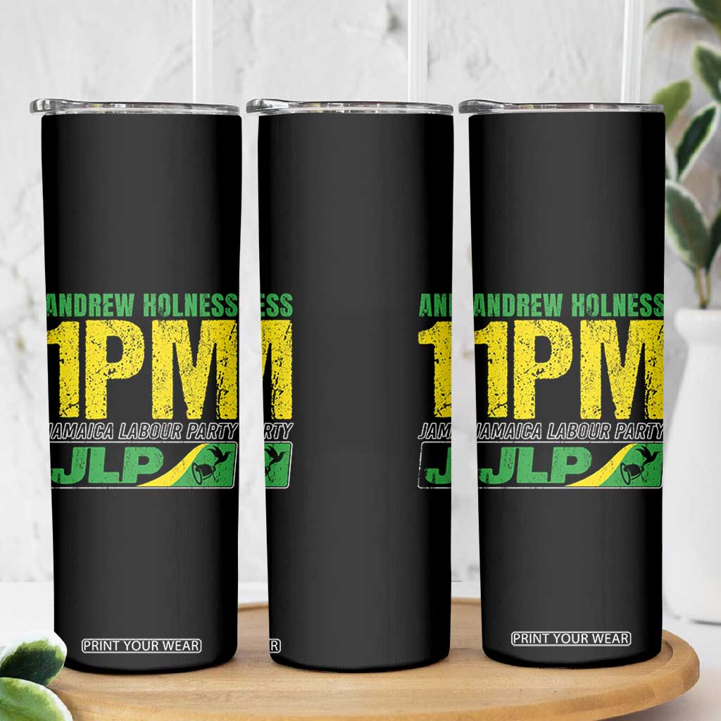 1PM Jamaica Andrew Holness Skinny Tumbler Jamaica Labour Party JPL Supporter TS11 Print Your Wear