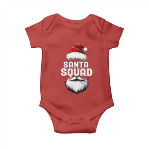Funny Christmas Baby Onesie Santa Squad Xmas Team Family Matching TS11 Red Print Your Wear