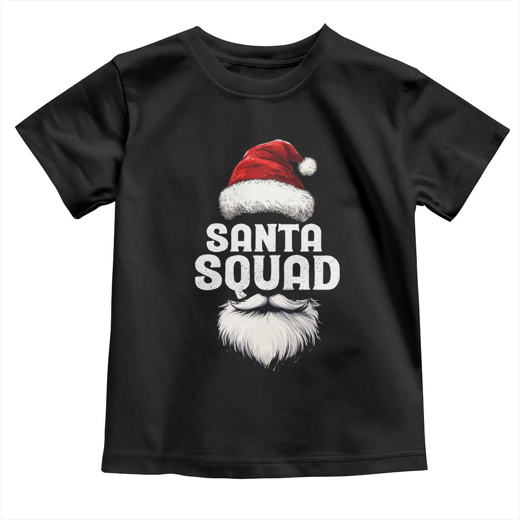 Funny Christmas Baby Shirt Santa Squad Xmas Team Family Matching TS11 Black Print Your Wear