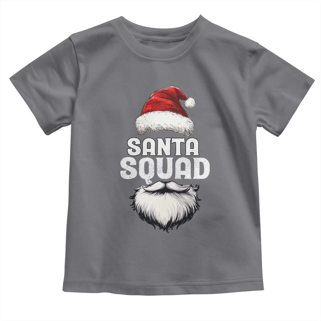 Funny Christmas Baby Shirt Santa Squad Xmas Team Family Matching TS11 Charcoal Print Your Wear
