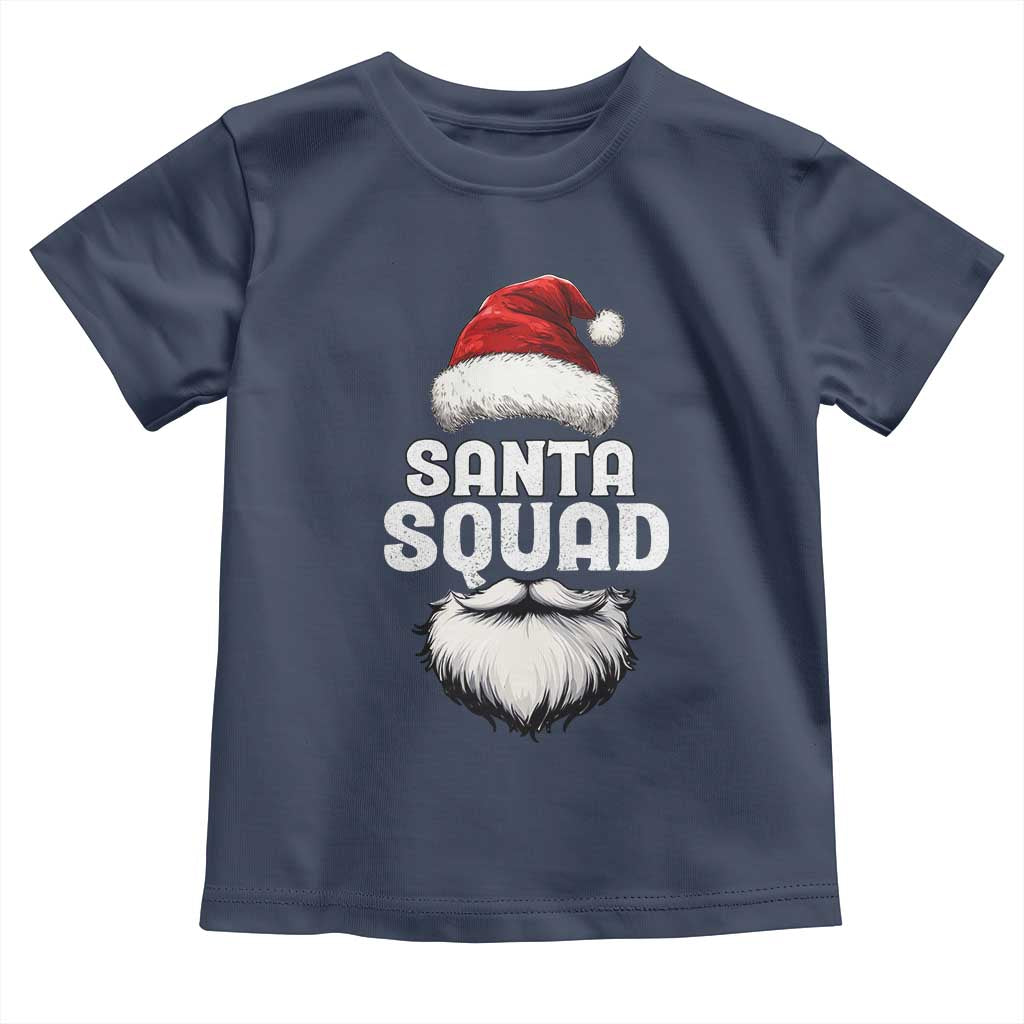 Funny Christmas Baby Shirt Santa Squad Xmas Team Family Matching TS11 Navy Print Your Wear