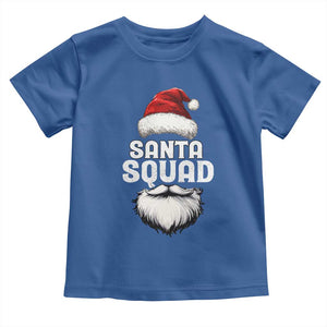 Funny Christmas Baby Shirt Santa Squad Xmas Team Family Matching TS11 Royal Blue Print Your Wear
