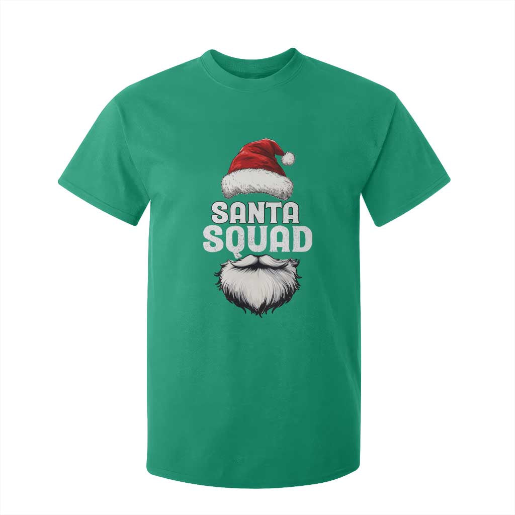 Funny Christmas T Shirt For Kid Santa Squad Xmas Team Family Matching TS11 Irish Green Print Your Wear