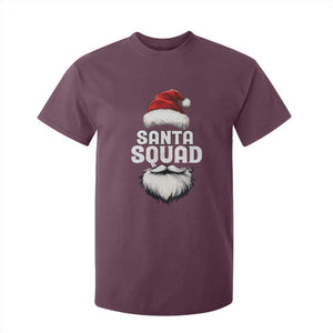Funny Christmas T Shirt For Kid Santa Squad Xmas Team Family Matching TS11 Maroon Print Your Wear