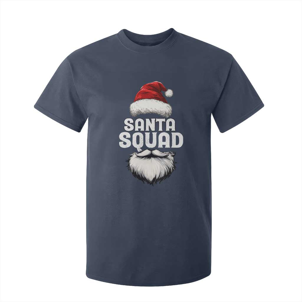 Funny Christmas T Shirt For Kid Santa Squad Xmas Team Family Matching TS11 Navy Print Your Wear
