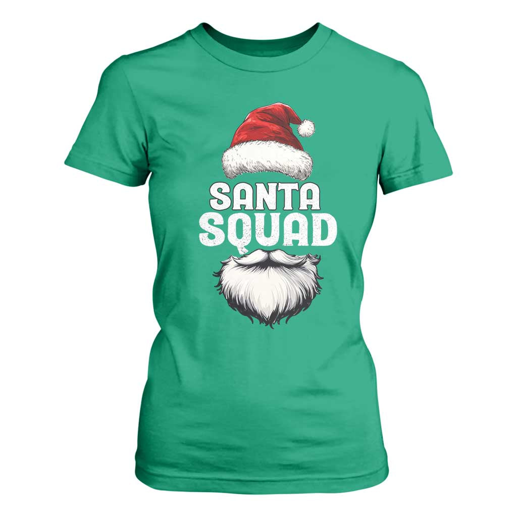Funny Christmas T Shirt For Women Santa Squad Xmas Team Family Matching TS11 Irish Green Print Your Wear