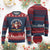 Funny Xmas Santa Ugly Christmas Sweater Xmas Calories Don't Count Pizza Wine TS11 Burgundy Print Your Wear