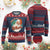 Funny Xmas Retro Santa Ugly Christmas Sweater Nothing For You Whore TS11 Burgundy Print Your Wear
