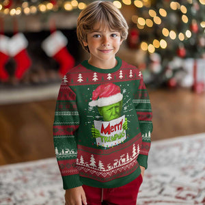 Funny Trump Xmas Ugly Christmas Sweater Merry Trumpmas Santa Trump TS11 Christmas Print Your Wear
