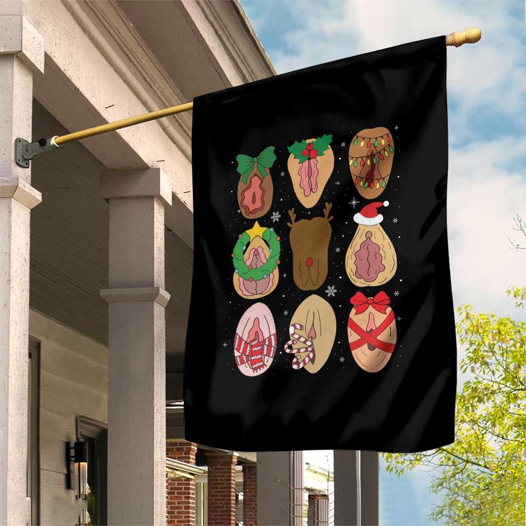 Funny Naughty Christmas Dirty Xmas Adult Humor Garden Flag TS11 Print Your Wear