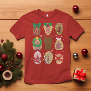 Funny Naughty Christmas Dirty Xmas Adult Humor T Shirt TS11 Red Print Your Wear