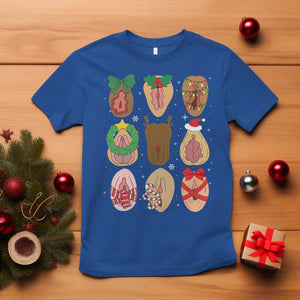 Funny Naughty Christmas Dirty Xmas Adult Humor T Shirt TS11 Royal Blue Print Your Wear