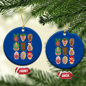 Funny Naughty Christmas Dirty Xmas Adult Humor Ceramic Ornament TS11 1pc Blue Print Your Wear