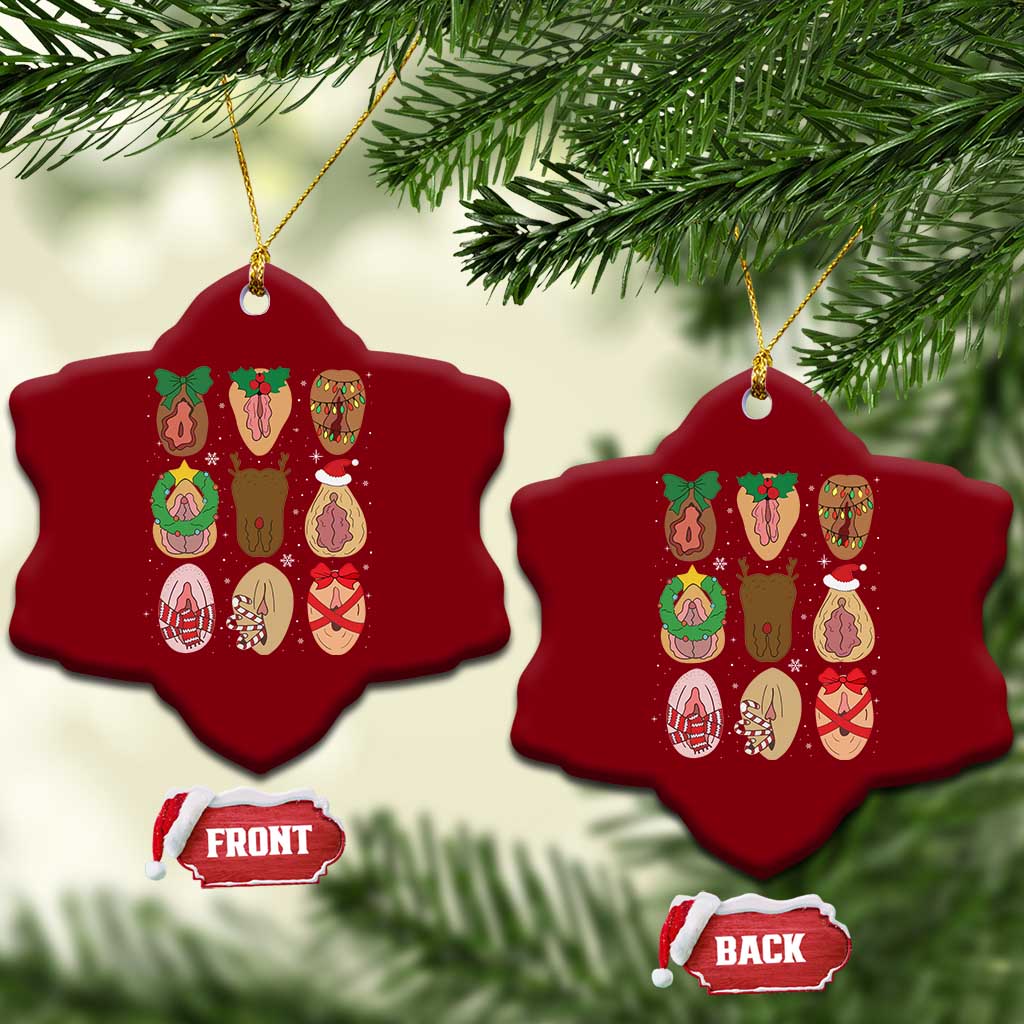 Funny Naughty Christmas Dirty Xmas Adult Humor Ceramic Ornament TS11 Print Your Wear