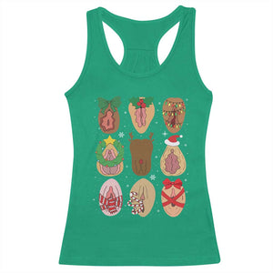 Funny Naughty Christmas Dirty Xmas Adult Humor Racerback Tank Top TS11 Irish Green Print Your Wear