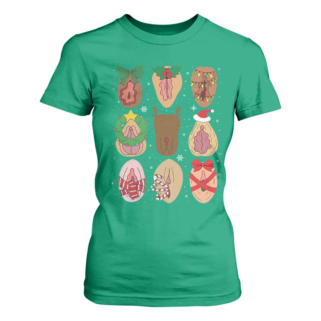 Funny Naughty Christmas Dirty Xmas Adult Humor T Shirt For Women TS11 Irish Green Print Your Wear