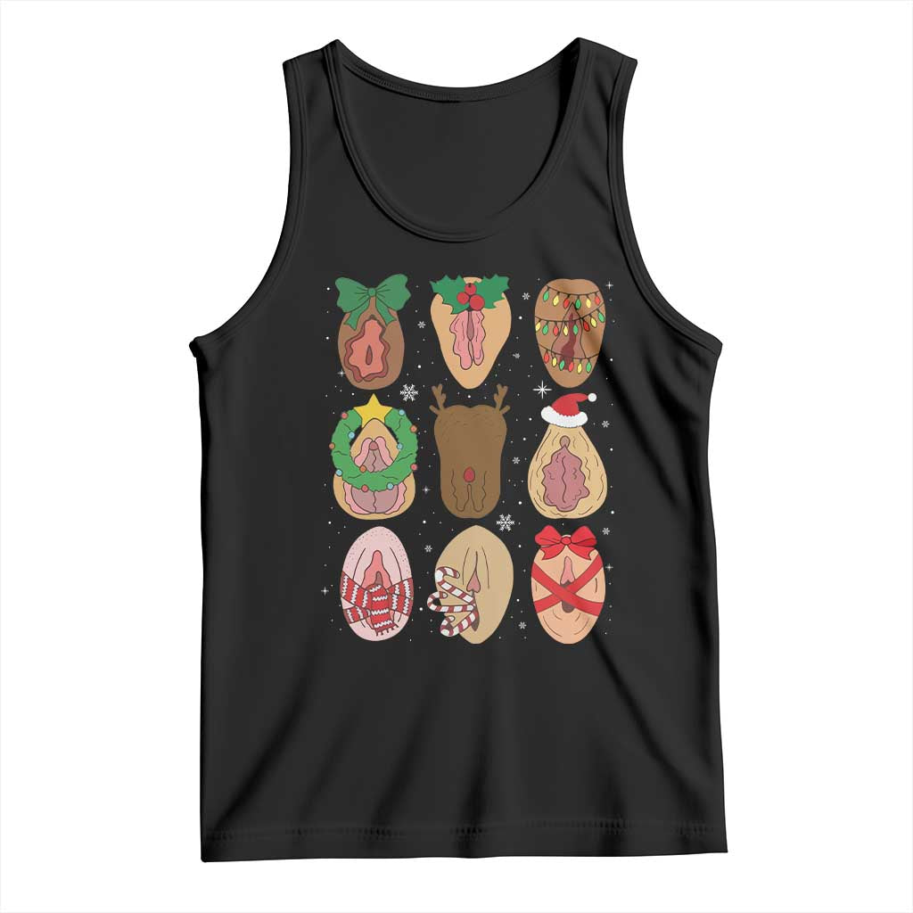Funny Naughty Christmas Dirty Xmas Adult Humor Tank Top TS11 Black Print Your Wear
