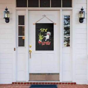 Funny Six Seven Christmas Garden Flag 67 Meme Xmas Santa Elf Hand Gen Alpha TS11 Print Your Wear
