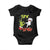 Funny Six Seven Christmas Baby Onesie 67 Meme Xmas Santa Elf Hand Gen Alpha TS11 Black Print Your Wear