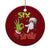 Funny Six Seven Xmas Ceramic Ornament 67 Meme Xmas Santa Elf Hand Gen Alpha TS11 1pc Red Print Your Wear