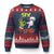 Funny Six Seven Xmas Ugly Christmas Sweater 67 Meme Xmas Santa Elf Hand Gen Alpha TS11 Navy Red Print Your Wear