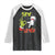 Funny Six Seven Christmas Raglan Shirt 67 Meme Xmas Santa Elf Hand Gen Alpha TS11 Black White Print Your Wear