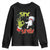 Funny Six Seven Christmas Youth Sweatshirt 67 Meme Xmas Santa Elf Hand Gen Alpha TS11 Black Print Your Wear