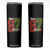 67 Christmas Skinny Tumbler Funny Six Seven Meme Gen Alpha Slang Snowflake TS11 Black Print Your Wear
