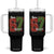 67 Christmas Tumbler With Handle Funny Six Seven Meme Gen Alpha Slang Snowflake TS11 One Size: 40 oz Black Print Your Wear