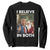 Funny Trump Santa Christmas Sweatshirt I Believe In Both President Xmas TS11 Black Print Your Wear