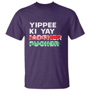 Funny Yippee Ki Yay Merry Christmas T Shirt Nakatomi Plaza Brushed TS11 Purple Print Your Wear