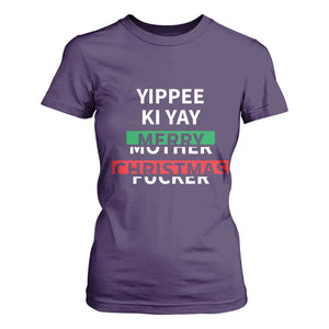 Funny Yippee Ki Yay Merry Christmas T Shirt For Women Xmas Nakatomi Plaza TS11 Purple Print Your Wear