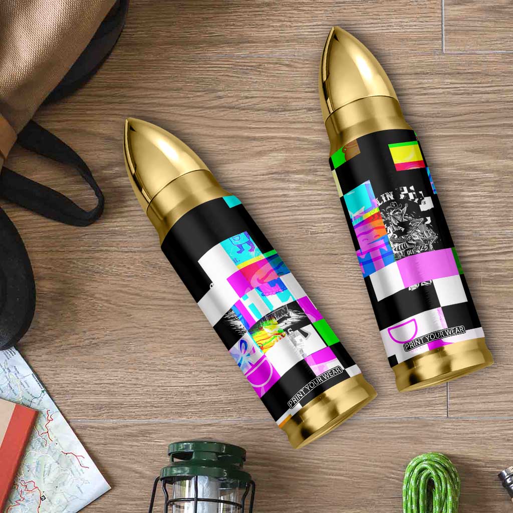 Funny Cowboy Raccoon Rollin Into 2026 Bullet Tumbler New Year Dumpster Fire 2026 Rodeo TS11 Print Your Wear