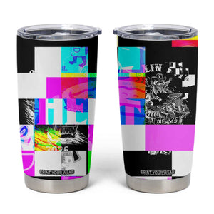 Funny Cowboy Raccoon Rollin Into 2026 Tumbler Cup New Year Dumpster Fire 2026 Rodeo TS11 Black Print Your Wear