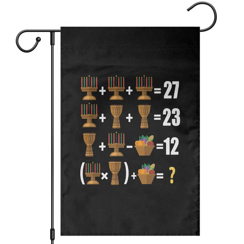Funny 67 Kwanzaa Math Garden Flag Six Seven Meme Kinara Candles African American Christmas TS11 Black Print Your Wear