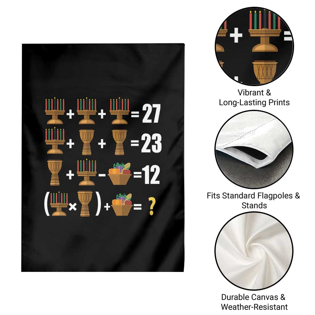 Funny 67 Kwanzaa Math Garden Flag Six Seven Meme Kinara Candles African American Christmas TS11 Print Your Wear