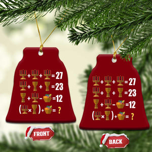 Funny 67 Kwanzaa Math Ceramic Ornament Six Seven Meme Kinara Candles African American Christmas TS11 Print Your Wear