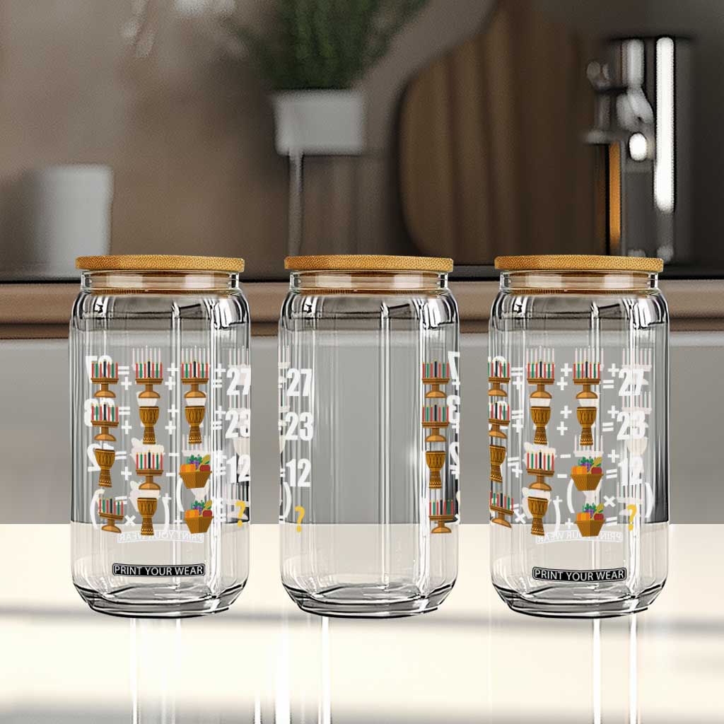 Funny 67 Kwanzaa Math Glass Can Six Seven Meme Kinara Candles African American Christmas TS11 Print Your Wear