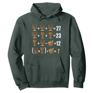 Funny 67 Kwanzaa Math Hoodie Six Seven Meme Kinara Candles African American Christmas TS11 Dark Forest Green Print Your Wear
