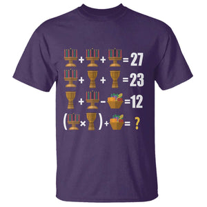 Funny 67 Kwanzaa Math T Shirt Six Seven Meme Kinara Candles African American Christmas TS11 Purple Print Your Wear
