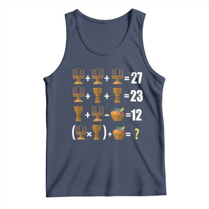 Funny 67 Kwanzaa Math Tank Top Six Seven Meme Kinara Candles African American Christmas TS11 Navy Print Your Wear