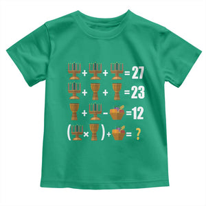 Funny 67 Kwanzaa Math Toddler T Shirt Six Seven Meme Kinara Candles African American Christmas TS11 Irish Green Print Your Wear