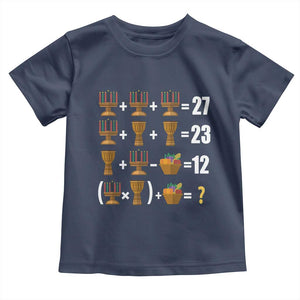 Funny 67 Kwanzaa Math Toddler T Shirt Six Seven Meme Kinara Candles African American Christmas TS11 Navy Print Your Wear